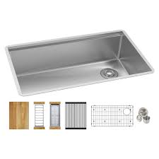 Maybe you would like to learn more about one of these? Elkay Efru30169rtwc Crosstown 16 Gauge Workstation Stainless Steel Single Bowl Undermount Sink Kit 31 1 2 X 18 1 2 X 9 Polished Satin