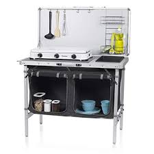 If you have the space for it, consider one of these outdoor kitchen ideas if you want to create a personalized space add a dining table or even a tv to create that indoor atmosphere outdoors. Camping Storage And Camping Cupboards Campfire Magazine