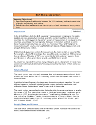 4 5 1 The Metric System