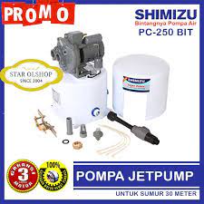 Shimizu pc 268 bit jet pump pompa air 250 watt rp1.689.700. Pompa Air Jet Pump 250 Watt Shimizu Otomatis Pc 250 Bit Tangki Shopee Indonesia