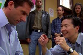 Let's settle this once and for all: Who was in the wrong? Jim for not  inviting Michael? Or Michael for showing up anyway? : r/DunderMifflin