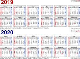 2019 2020 Calendar Free Printable Two Year Pdf Calendars 2020 Calendar Bangladesh Get Your Calendar Pr Calendar Template Excel Calendar Calendar Printables
