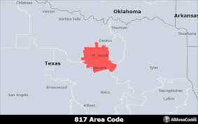 What city and state has the 832 area code? 817 Area Code Location Map Time Zone And Phone Lookup