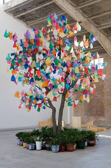 Work by Pascale Marthine Tayou