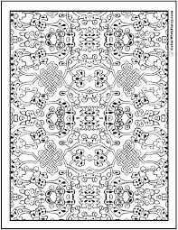 100 coloring pages of varying difficulty for adults and children in the form of a mosaic. Pattern Coloring Pages Digital Coloring Pages For Kids And Adults