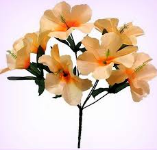 20% off artificial silk flower vine leaf garland plant foliage rattan wedding home decorations 0 review cod. Inna Wholesale Art Crafts New 5 Hibiscus Peach Silk Decorating Flowers Bridal Bouquets Centerpieces Decoration Perfect For Any Wedding Special Occasion Or Home Office D Cor Silk Flower Arrangements