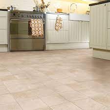 They match the décor and other elements seamlessly to. Colours Valiha Beige Tile Effect Vinyl Flooring 6m Diy At B Q