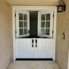 Split front door with screen. 3