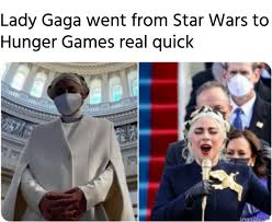 Fischer was rushed to a local hospital while koji and gustavo were stolen, a source close to gaga confirmed to the new york post. Lady Gaga Went From Star Wars To Hunger Games Real Quick Meme Memezila Com