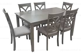 Bar providing that additional comfort making it a great study table for a dorm room or a nice addition for the game room. Dining Set 7 Piece Wooden