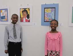Burgess-Peterson Student Artwork at East Atlanta Library