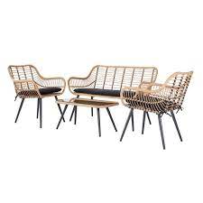Get free shipping on qualified bamboo outdoor lounge furniture or buy online pick up in store today in the outdoors department. Buy Argos Home 4 Seater Bamboo Sofa Set Patio Sets Argos