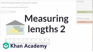 Measuring Lengths 2 Video Khan Academy