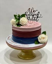 The endless variety of designs and flavours make it difficult to pick your perfect cake for your engagement. Engagement Cake Cake By Artistic Cake Designs Cakesdecor