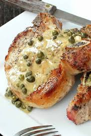 Seared Pork Chops In Caper Sauce Recipe How To Feed A Loon Recipe Pork Recipes Recipes Seared Pork Chops