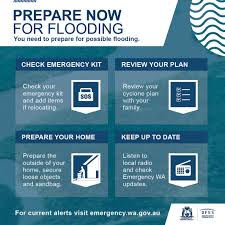 In extreme emergency situations, there may not be sufficient water available to meet basic needs and in these cases. Prepare For Flooding In Parts Of The Department Of Fire And Emergency Services Wa Facebook