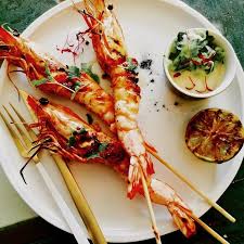 Best of all, it has fantastic flavor. Repinnef Simply Grilled Qld Tiger Prawns With Garlic Aioli Wine Recipes Tiger Shrimp Recipe Food