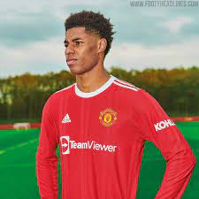 2020 man voetbal utd thuis jersey rashford pogba fernandes 20 21 man voetbal utd away shirts. Manchester United 21 22 Trikot Veroffentlicht Nur Fussball