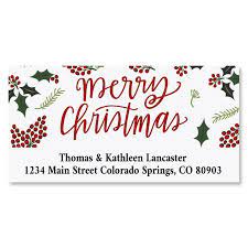 Return address labels add personality to a mail and complement the appearance of your mail. Berry Border Deluxe Christmas Address Labels Current Catalog