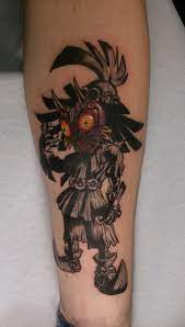 Skull kid is a funny and slightly macabre game for everybody, who wants to let off some steam. Majoras Mask Skull Kid Done By Linn Theres Memento Tattoo Oslo Zelda Tattoo Gaming Tattoo Tattoos