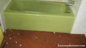 avocado green bathtub