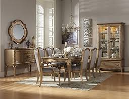 With a stunning black finish and frosted glass top, this. Bella Mia 7 Piece Dining Room Table Set In Antique Champagne Gold Buy Online In Faroe Islands At Faroe Desertcart Com Productid 38932918