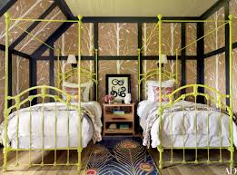Canopy twin bed cover plan, minnie mouse decal. 54 Stylish Kids Bedroom Nursery Ideas Architectural Digest