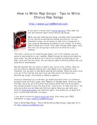 How to write a rap verse { nas case study & rap verse. Calameo How To Write Rap Songs Tips To Write Chorus Rap Songs