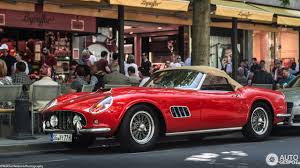 The 250 in its name denotes the displacement in cubic centimeters of each of its cylinders; Ferrari 250 Gt California Spider 4 September 2016 Autogespot