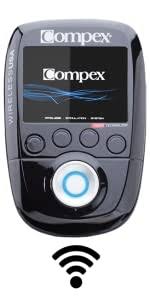 Then place the other 2x2 electrode about 2. Amazon Com Compex Wireless Usa 2 0 Muscle Stimulator W Tens Bundle Kit Electric Muscle Stimulation Machine Ems 16 Snap Electrodes 10 Programs Wireless Pods 4 Strength 2 Warm Up 3 Recovery 1 Tens Health Household