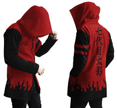 Naruto Red Sage Mode Jacket Hoodie Cosplay Roupas Naruto Moletons Masculinos Moletons Legais