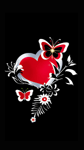 Here is a list of love heart wallpaper images, pictures for you to read, and to share with a hurting friend or find personal solace with. Red Heart W Butterfly Heart Iphone Wallpaper Valentines Wallpaper Heart Wallpaper