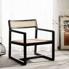 Lula Cane Accent Chair Safavieh Accent Chairs Living Room Chairs Cane Dining Chairs