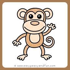 How To Draw A Monkey Step By Step Drawing Guide Monkey Drawing Monkey Drawing Easy Easy Drawings