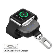 Apple Watch And Nike Watch Portable Mobile Wireless Charger Powerbank Fits On Keychain Apple Watch Charger Watch Charger Best Apple Watch