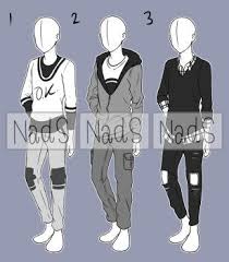 Closed Casual Boy Fashion Adopt 3 By Nadiasyahda Drawing Anime Clothes Clothing Sketches Drawing Clothes