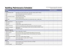 Building Maintenance Plan Excel Template In 2020 Building Maintenance Maintenance Checklist Home Maintenance Schedule