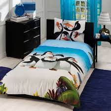 Madagascar Penguins Bedding Set Twin Bed Bedding Set Affordable Bedding Sets