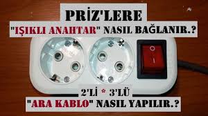 Bu işlem için pens kullanabilirsiniz. Prizlere Anahtar Nasil Baglanir Ikili Priz Uclu Priz Nasil Yapilir Ara Kablo Nasil Yapilir Youtube