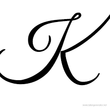 Fancy cursive k letter images. Great Vibes Font Alphabet K Fancy Cursive Tattoo Lettering Fonts Cursive Alphabet