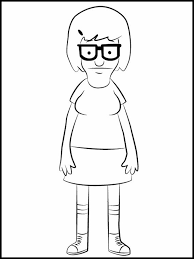 Printable Coloring Pages For Kids Bob S Burgers 13 Cartoon Drawings Bobs Burgers Simpsons Drawings