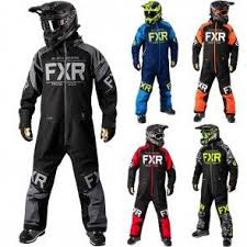 Fxr Racing Clutch Insulated Mens Snowmobile Monosuit Fxr