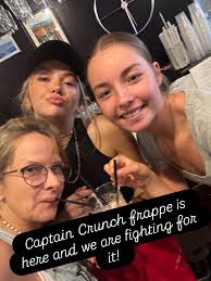 Captain Crunch Frappe! Omg!!! I love me something sweet.  #darkhorsebrewcrosslake #crosslaketownsquare #crosslake