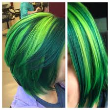 Maybe you would like to learn more about one of these? Pravana Neon Blue And Neon Yellow Mixed Together To Make The Lime Green Pravana Green For The Dark Green I Love It Green Hair Colors Hair Green Hair