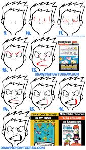 But it will show you how to draw stick figures the right way to form the basis of future lively cartoon characters. How To Draw Cartoon Facial Expressions Angry Furious Mad How To Draw Step By Step Drawing Tutorials