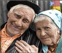 Old loving couple. One I did years ago.