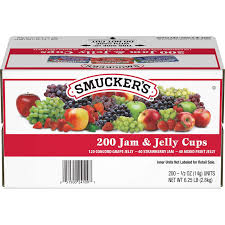 Smucker's goober grape bei awafs online kaufen und peanutbutter & jelly sandwiches selbst machen. Amazon Com Smucker S Assorted Jelly Cups 0 5 Oz 200 Ct Grocery Gourmet Food