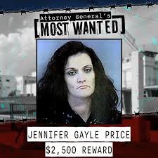 Tulsa area fugitive Jennifer Price has been added to my offices 10 Most  Wanted List. She is wanted for multiple crimes and has a history as an  identity theft suspect with at