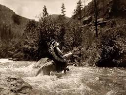 Indian Crossing River On A Horse Native American Photos Native American Heritage Native American Peoples