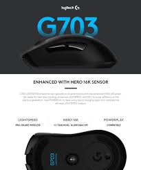 Wireless are gaming mouses from logitech gaming mouse range and wireless. Logitech G703 Lightspeed Wireless Gaming Mouse Black